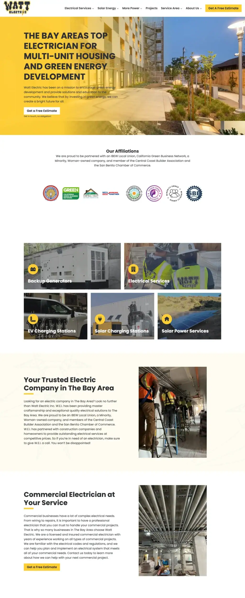 Watt Electric Website